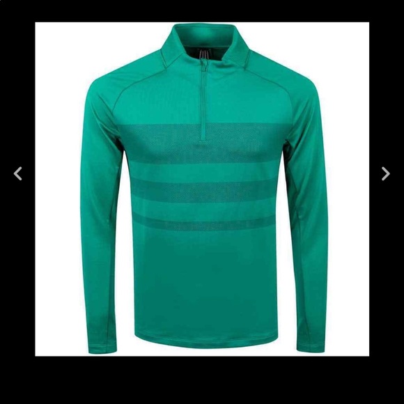 Nike Dri-FIT Vapor 1/2 Zip Neptune Green Pullover - Picture 3 of 4